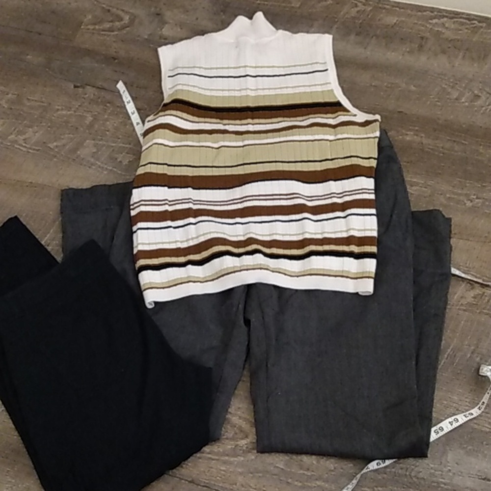 White Stag Mock Turtleneck Sweater